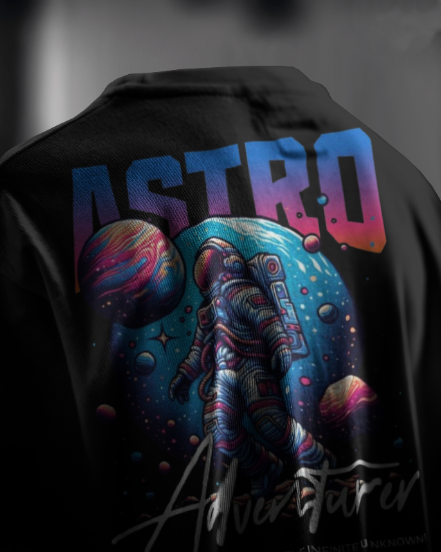 ASTRO VIBES BLACK TSHIRT