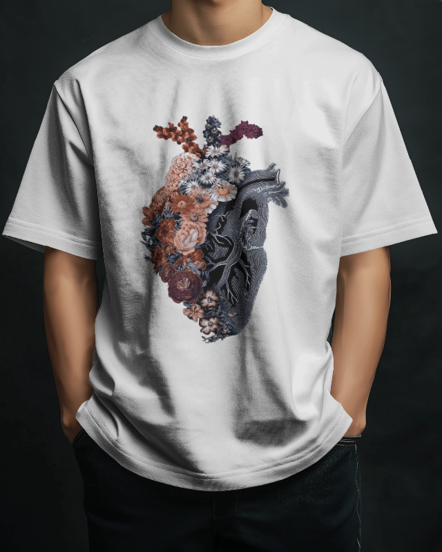HEART REGULAR WHITE TEE