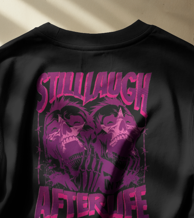 STILL LAUGH BLACK TSHIRT
