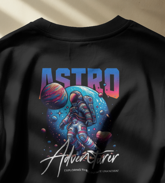 ASTRO VIBES BLACK TSHIRT