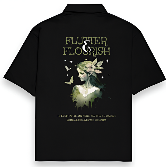 FLUORISH BLACK SHIRT