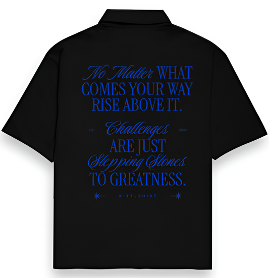 BACK QUOTE BLACK SHIRT