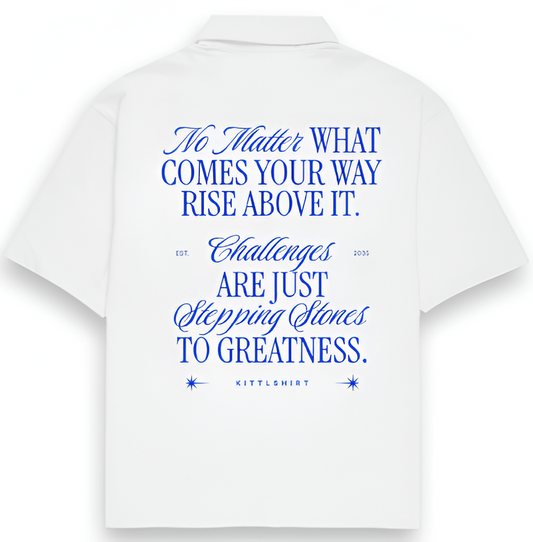 BACK QUOTE WHITE SHIRT