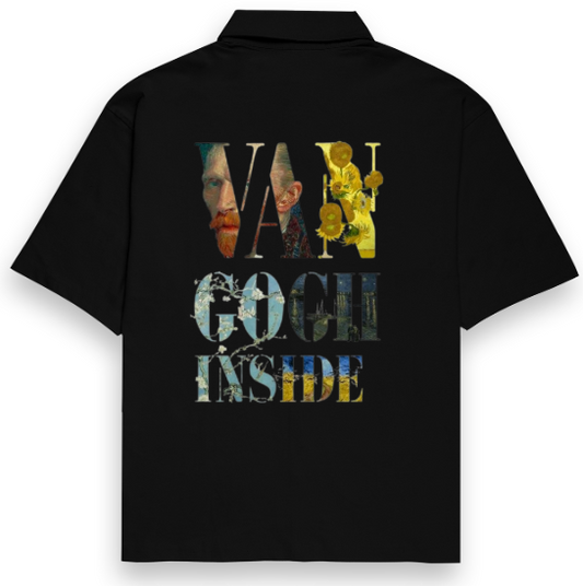 VAN GOGH ART BLACK SHIRT