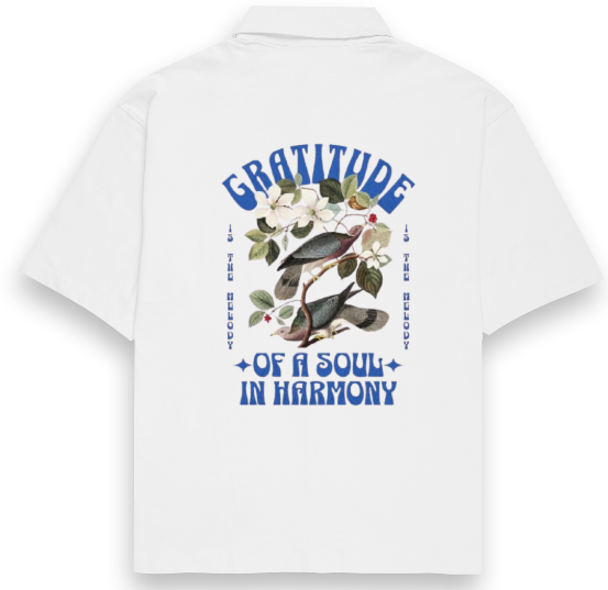 GRATITUDE WHITE SHIRT