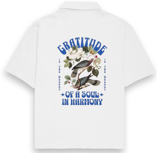 GRATITUDE WHITE SHIRT