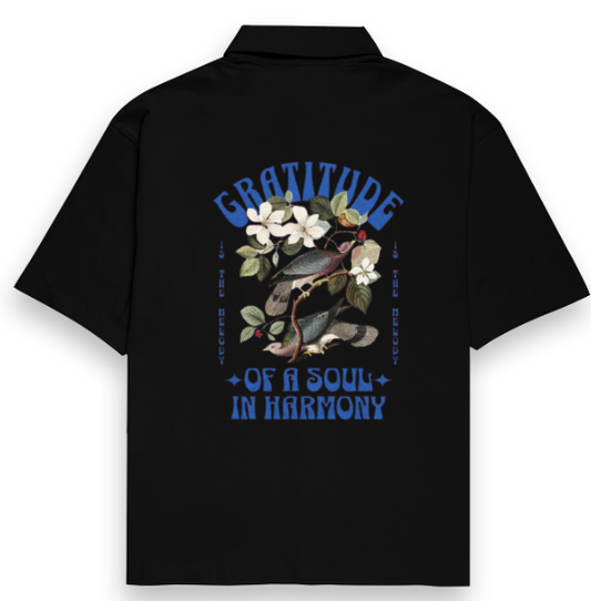GRATITUDE BLACK SHIRT