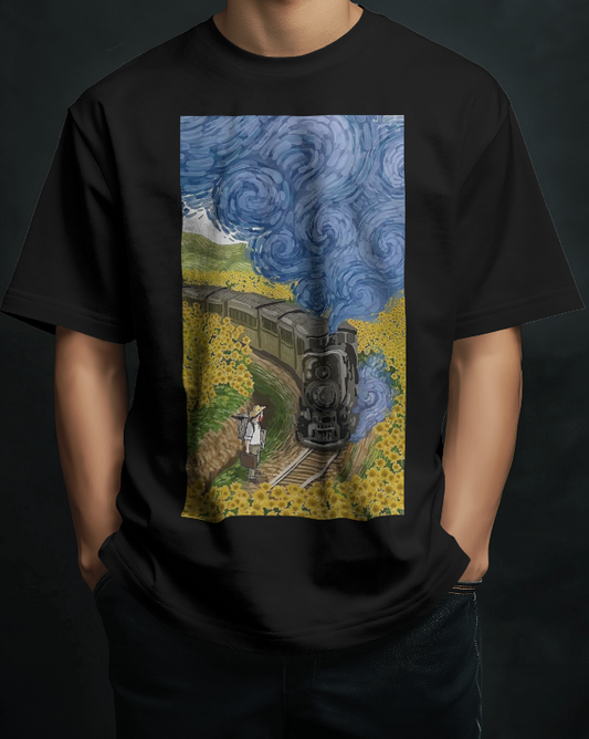 OLD THEME REGULAR BLACK TEE