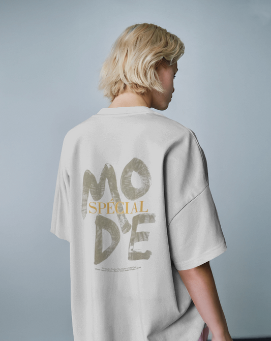 Unisex S-MODE WHITE TSHIRT