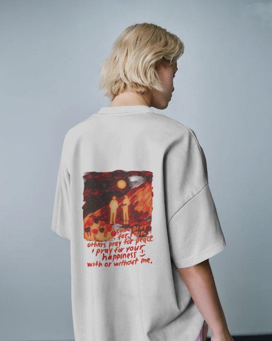 Unisex HAPPINESS WHITE TSHIRT