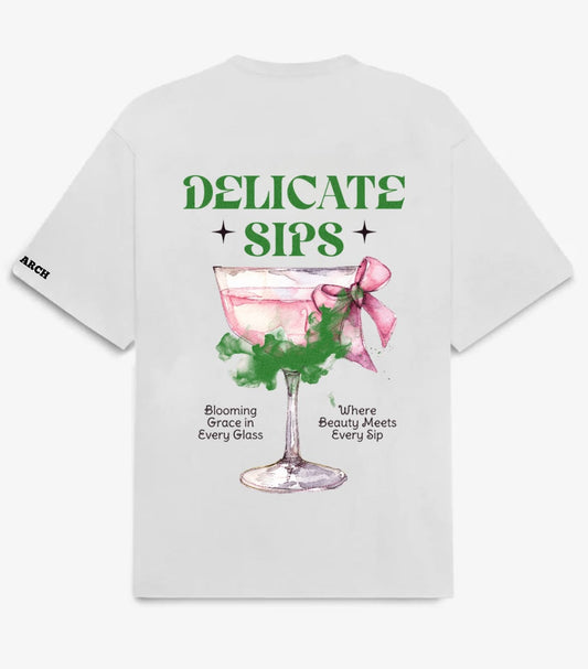 SIPS WHITE TSHIRT